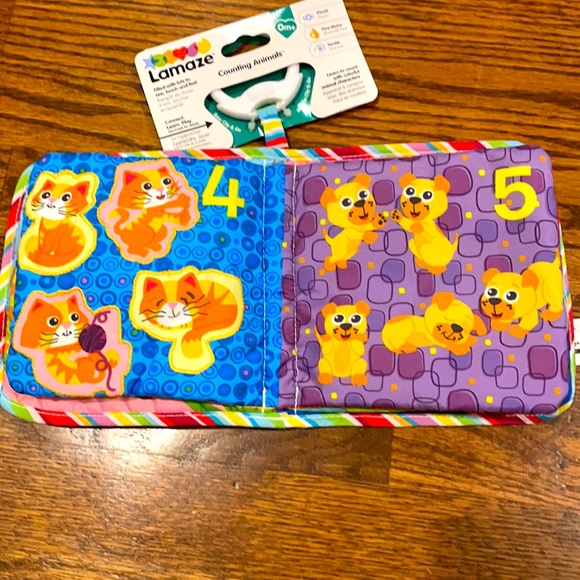 NWT Lamaze Counting Animals Soft Book - Picture 3 of 6